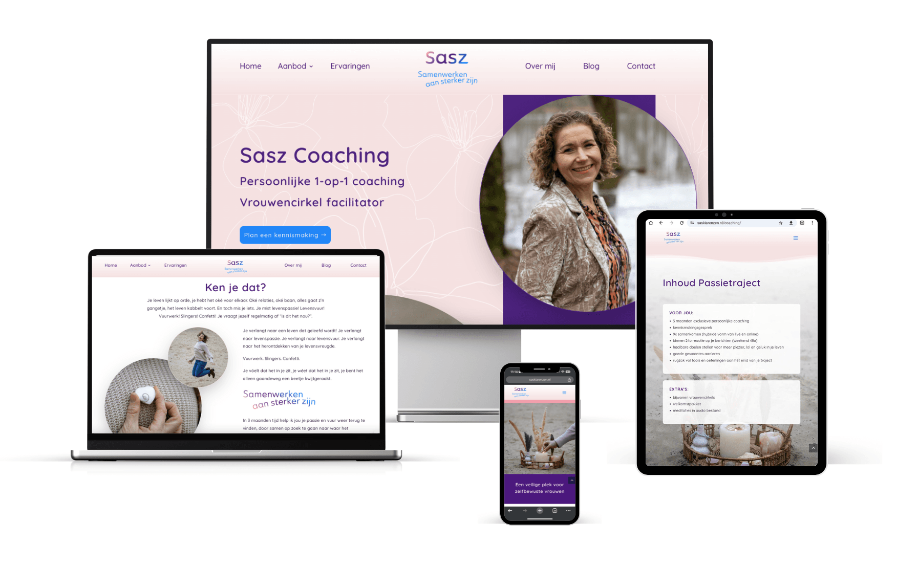 Webdesign portfolio Sasz